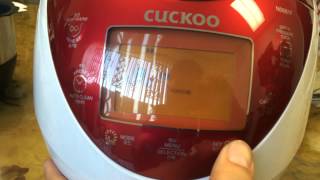 Cuckoo Rice Cooker  Setting Voice Navigation CRPN0681F [upl. by Tronna]