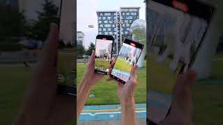 Apple VS Samsung video stabilization review Samsung Mobile phones Digital technology [upl. by Adim]