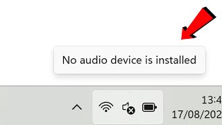 No audio device installed  No output devices found windows 1110 FIX NEW 2024🔊❌ [upl. by Luahs]