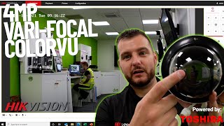 NEW Hikvision 4MP VariFocal ColorVu Cameras [upl. by Drazze]