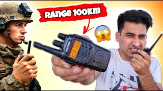 Under ₹2000 Budget Walkie Talkie Real Testing  Leni Chahiye Kya 😯 [upl. by Bartko]