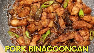 Pork Binagoongan Recipe with Talong [upl. by Erimahs]