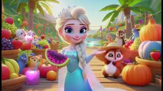 quotElsa amp Anna’s Magical Fruit Adventure  Fun and Healthy Eating for Kidsquot Nursery Rhymes  Song [upl. by Warram242]