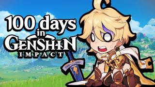 I Played 100 Days of Genshin Impact [upl. by Cheung]