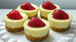 Easy Mini Cheesecakes [upl. by Llerrah]