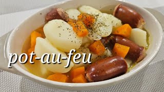 Lets make a simple pot au feupotofu soup recipe [upl. by Shuma]