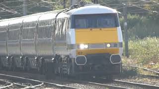 91107 quotskyfallquot creating the greatest noise while approaching Doncaster Platform 4 [upl. by Wolpert887]