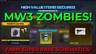 THE BEST METHOD for SCHEMATIC FARMING PERK RAYGUNS AMMO MODS amp MORE MW3 Zombies [upl. by Ronym]