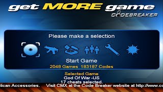 Codebreaker V101 Updated 2048Games PAL amp NTSC Full Tutorial [upl. by Ibor231]