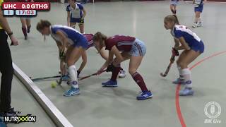 UHC Live  Hallenhockey  UHC vs GTHGC  1 Damen Hockey Bundesliga  02122017  1400 h [upl. by Olegna]