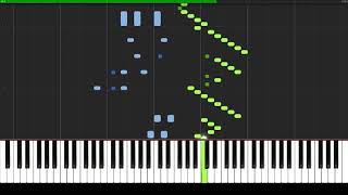 Caprice No 5  Paganini  Piano Tutorial  Synthesia  How to play [upl. by Enwahs681]