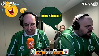 REAÇÕES ENERGIA 97 PALMEIRAS 2X2 FORTALEZA BRASILEIRÃO 2024 [upl. by Atiraj196]