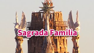 Nuevos paneles en la Torre de Jesús de la Basílica de la Sagrada Familia  21 Diciembre 2023 [upl. by Fruin20]