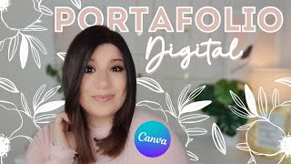 Cómo CREAR tu PORTAFOLIO DIGITAL en Canva ❤️ [upl. by Ailaza857]