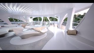 FUTURISTIC YACHT PROJECT BY ZAHA HADID [upl. by Enyalahs338]