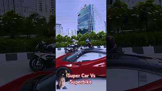 Super Car Vs Superbike motosport fypage  shorts [upl. by Suiratnod571]