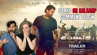 SAAHO Trailer  Prabhas Shraddha Kapoor  REACTION [upl. by Yanad]