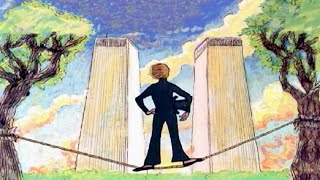 Philippe Petit The Man Who Walked Between the Twin Towers 2005 Animated Short Film [upl. by Ethelbert966]