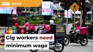 Gig workers need minimum wage other protections too [upl. by Godliman]