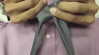 How to tie a Windsor Knot Point of View POV Instructional Video [upl. by Nnyrat]