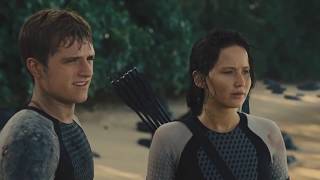 The Hunger Games Catching Fire Wave Blood Rain Scene HD [upl. by Dorree]