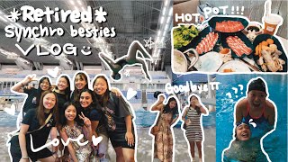 VLOG What do RETIRED synchronized swimmers do when we get together  SUMMER 2024 [upl. by Ressan812]