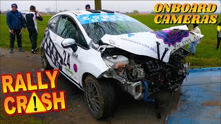 ONBOARD Rally crashes 20212022 by Chopito Rally Crash [upl. by Eelloh]