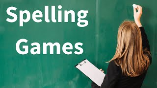 10 Spelling Games for English Class [upl. by Ahsiemak557]