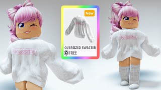 HURRY GET THIS FREE OVERSIZED SWEATER NOW 😍🥰 [upl. by Voletta725]