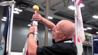 Uncommon USA Flagpoles at NFDA 2013 [upl. by Dnumsed]