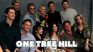 Hilarie Burton Morgan James Lafferty Austin Nichols amp the cast of One Tree Hill reunite in Paris [upl. by Coray395]