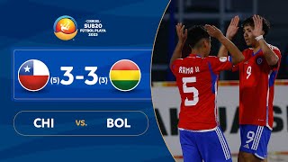 CHILE vs BOLIVIA 3 5  3 3  RESUMEN  CONMEBOL SUB20 FÚTBOL PLAYA 2023 [upl. by Marianne]