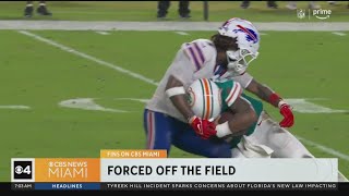 Tua Tagovailoa suffers concussion during Thursday Night Football matchup against Bills [upl. by Damon878]