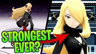 Is New Cynthia the Strongest Pokemon Trainer Ever [upl. by Eelyr]