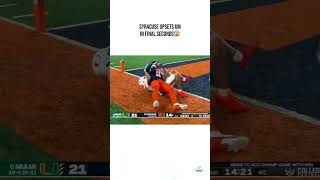 Syracuse Upsets UM In Final Seconds…👀🔥 fanatics whatnot viprips collegefootball viral [upl. by Retsub770]