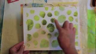 Gelli Arts Monoprinting Plate Tutorial [upl. by Auqenet]