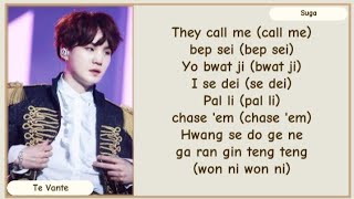 BTS Silver Spoon Baepsae Easy Lyrics [upl. by Aehtrod]