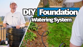 How to Install a DIY Foundation Watering System Complete Guide [upl. by Yak]