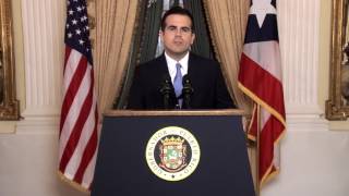 Mensaje del Gobernador Ricardo Rosselló al pueblo de Puerto Rico [upl. by Yelha411]