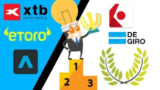 Qual a Melhor Corretora para Investir em Ações Degiro XTB T212 IBK eToro [upl. by Oirom]