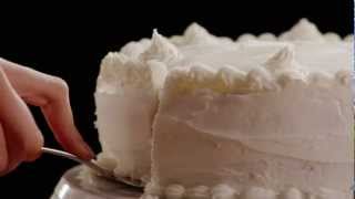 How to Make Heavenly White Cake  Cake Recipes  Allrecipescom [upl. by Ludmilla]