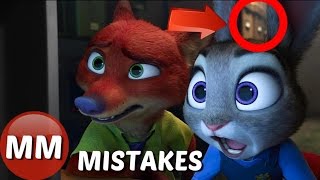 Disney Zootopia MOVIE MISTAKES You Didnt See  Zootopia Movie [upl. by Eittak]