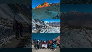 Annapurna Circuit Trek  High Camp to Thorong la Pass [upl. by Hosfmann]