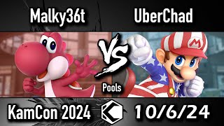 Malky36t Yoshi vs UberChad Mario  Pools  KamCon 2024 [upl. by Ecurb186]