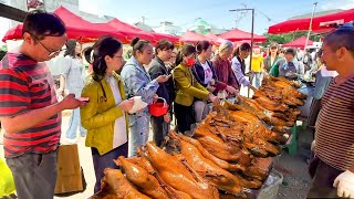 Exploring Saigons Grand Morning Market in Vietnam  Snack Paradise Fried Rice Seafood [upl. by Eatnad]