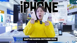 UPDATE  DAFTAR HARGA IPHONE OKTOBER 2024 [upl. by Ah298]