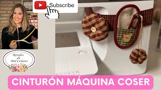 Cinturón para Máquina Coser acerico y funda cortahilos Patrones de costura gratis 145 [upl. by Dorcas935]