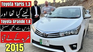 Toyota Grande ALTIS 18 CVTI 2015  Owner’s Review  Yaris Se Sasti  Car Mate Pk [upl. by Lenssen103]