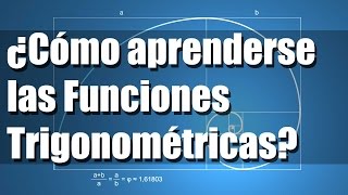 Como aprenderse las funciones trigonométricas [upl. by Wenz]