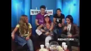 2006 RBD en Univision en un Chat COMPLETO [upl. by Analah]